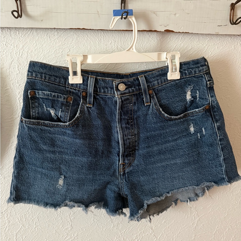 Levi’s Denim Distressed Women Shorts